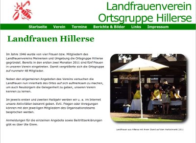 homepage landfrauen hillerse